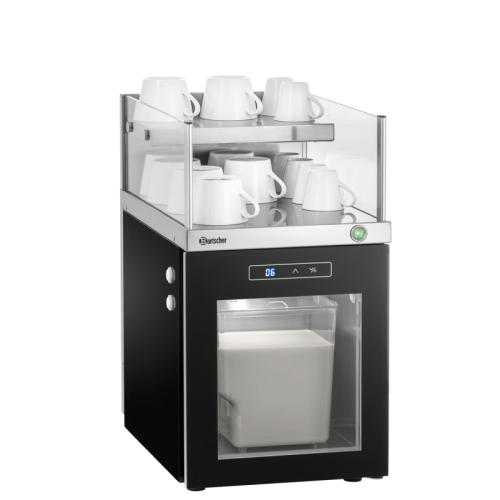 Frigider pentru lapte Bartscher 12 L cu încălzitor de cești